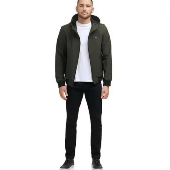 LEVIS Hooded Softshell Full Zip Bomber Jacket - Picture 4 of 15
